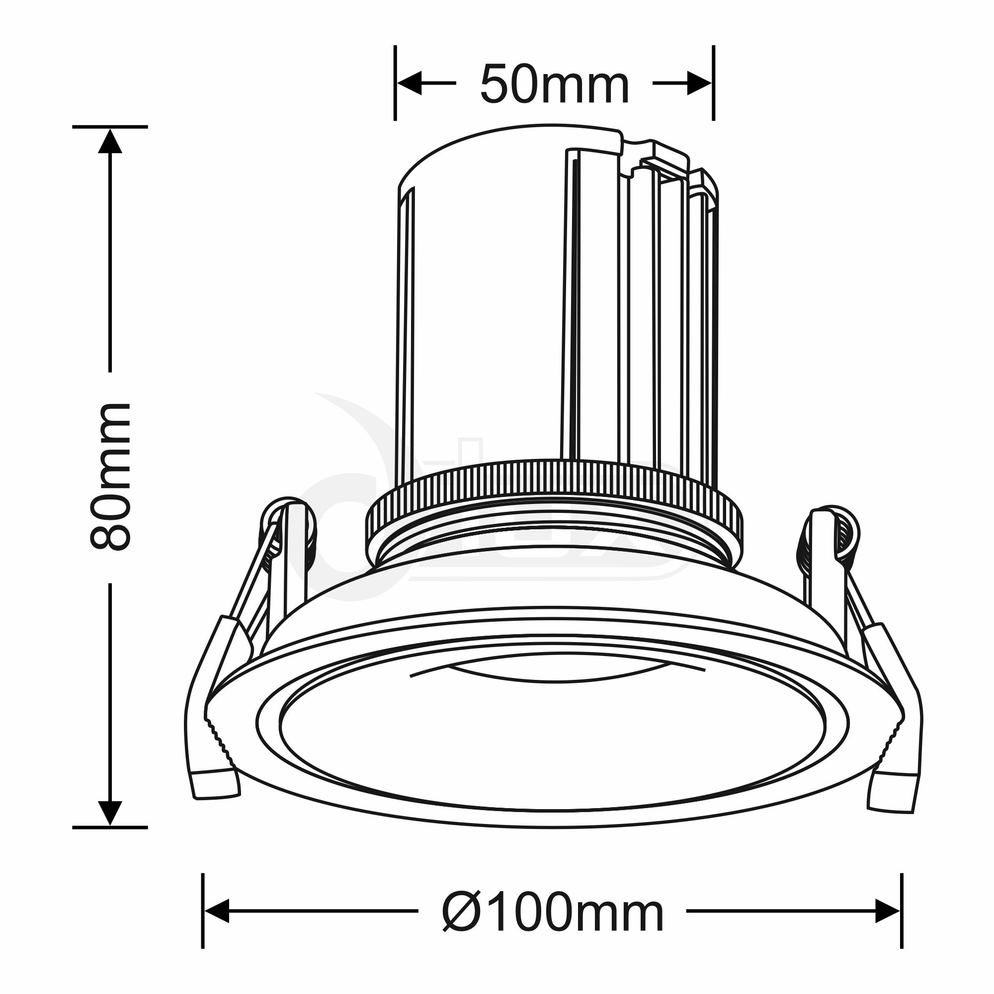 Bolor 9 Recessed Ceiling Luminaires Dlux Round Recess Ceiling